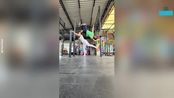 GYM CHALLENGE ENDS IN FALL DURING TRICK ATTEMPT<br/>WITH VID<br/>By Bautista Gonzalez<br/>Watch as a gym challenge takes an unexpected turn when a tricky move ends in a mid-air fall.<br/>Liza Rapsa, from Cuernavaca, Mexico, captured the moment while attempting a viral-style challenge with a friend.<br/>The video shows the pair trying to coordinate a suspended move using gym bars, with one person hanging above while the other swings below.<br/>As the move unfolds, timing slips and balance is lost mid-attempt.<br/>In a split second, the woman falls awkwardly to the ground, turning the challenge into a funny fail.<br/>Despite the fall, no one is hurt, and the moment ends in laughter.<br/>The clip was shared online and Liza said : \